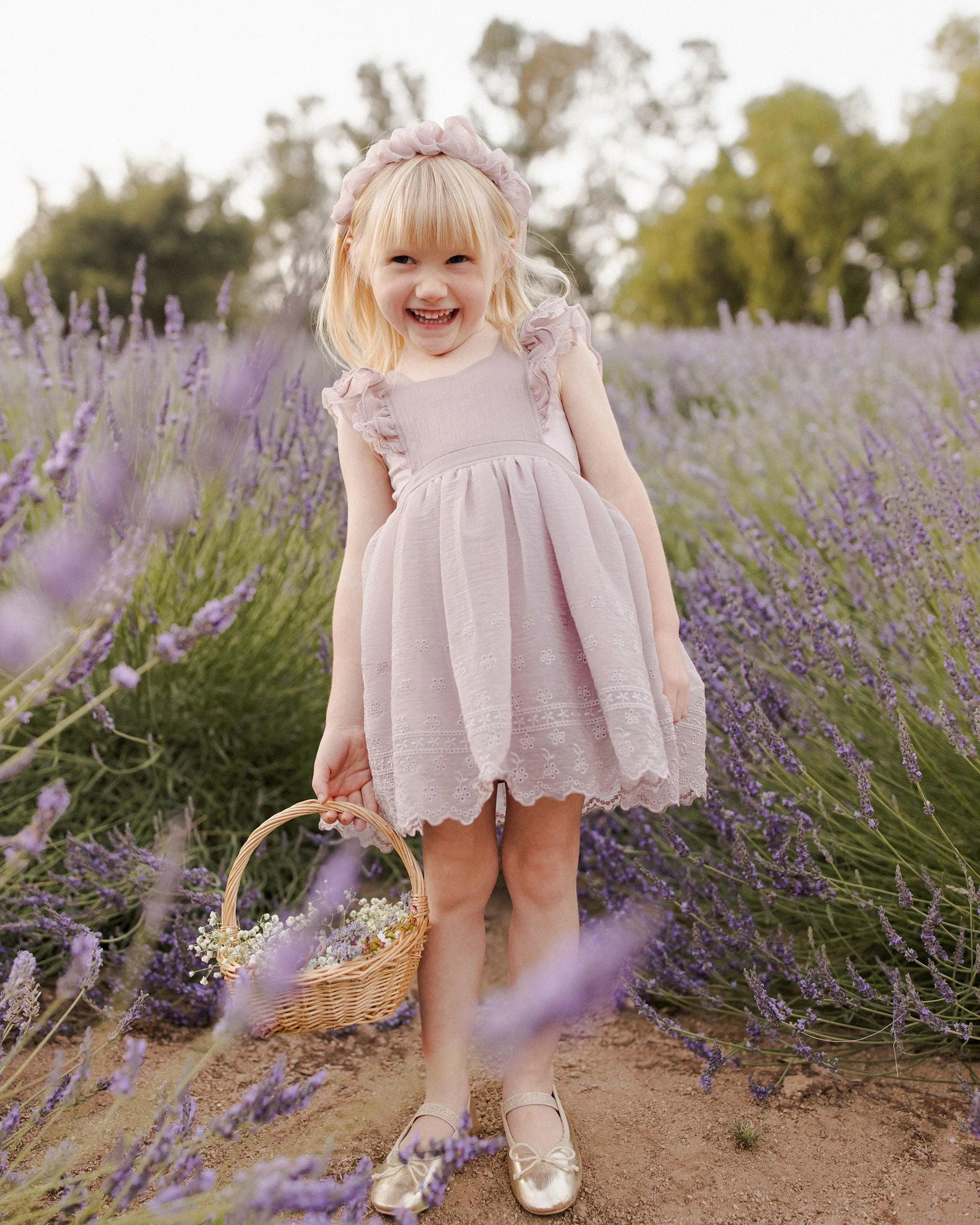 Girls Dresses | Provence Dress- Lavender | Noralee