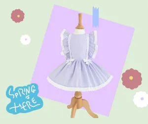 Girls Frilly spanish style Dress - Lilac