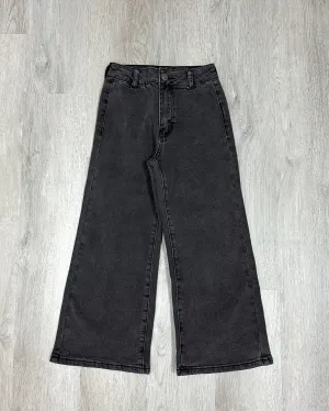 Girls Straight Jeans - Black
