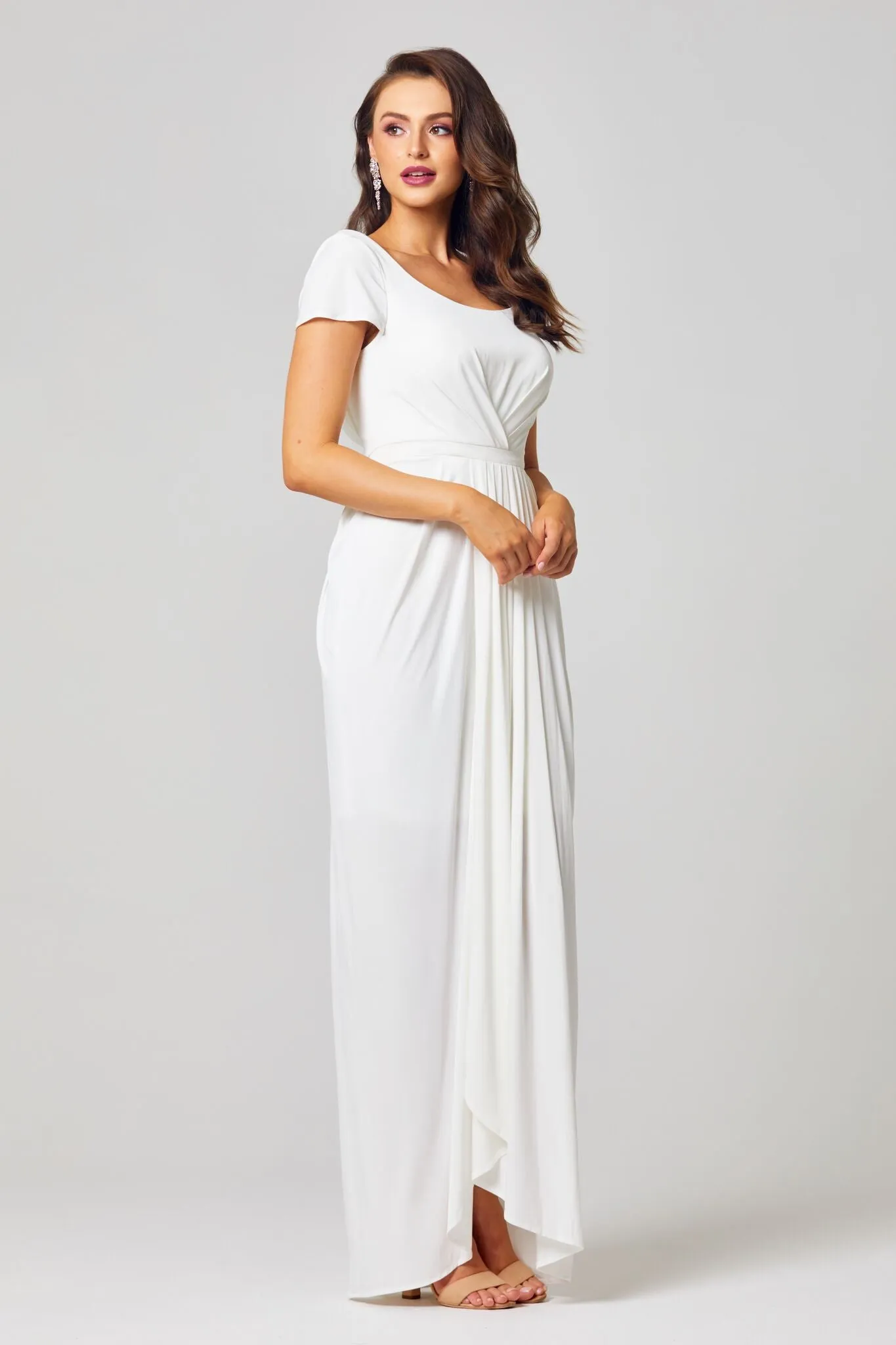 Gloria Dress In Vintage White By Tania Olsen TO804