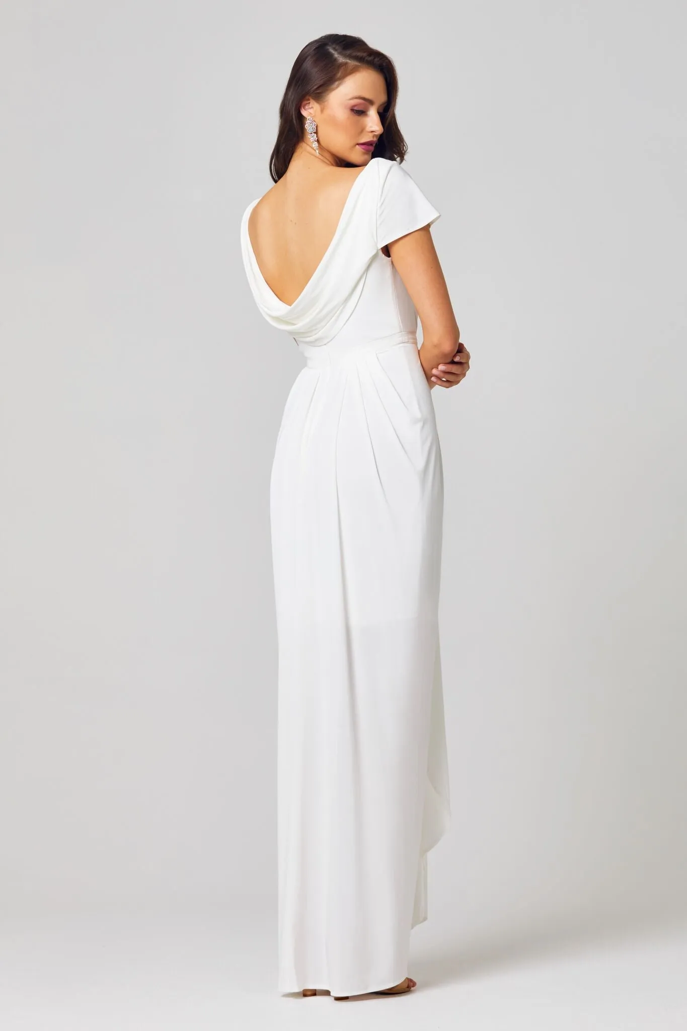 Gloria Dress In Vintage White By Tania Olsen TO804