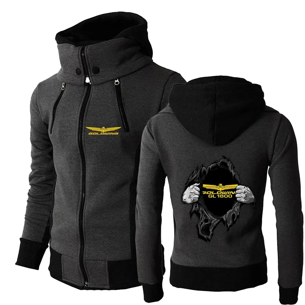 Goldwing GL1800 Motocycles Hoodies Men 2023 Long Sleeve Casual Pullover Hooded Sweatshirt Mens Hoodie Tracksuit Coat Sportswear