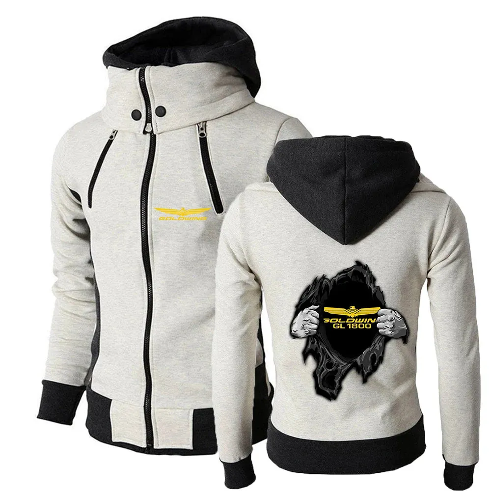 Goldwing GL1800 Motocycles Hoodies Men 2023 Long Sleeve Casual Pullover Hooded Sweatshirt Mens Hoodie Tracksuit Coat Sportswear