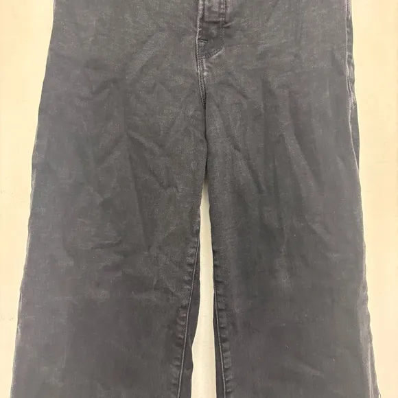 Good American Good Waist Palazzo Jeans Black 270