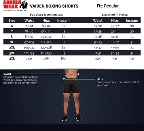 Gorilla Wear - Vaiden Boxing Shorts