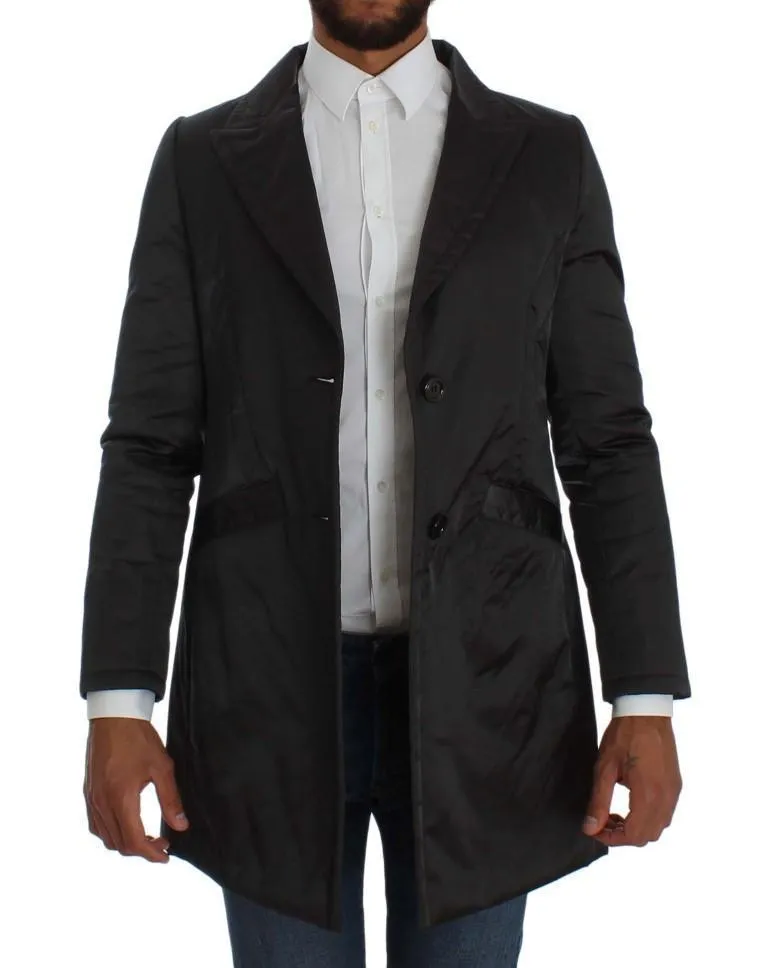 Gray Long Coat Jacket