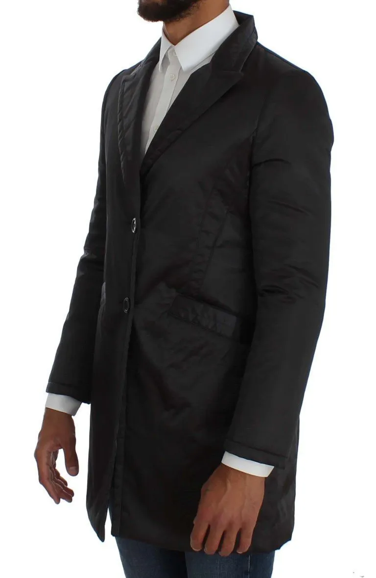 Gray Long Coat Jacket