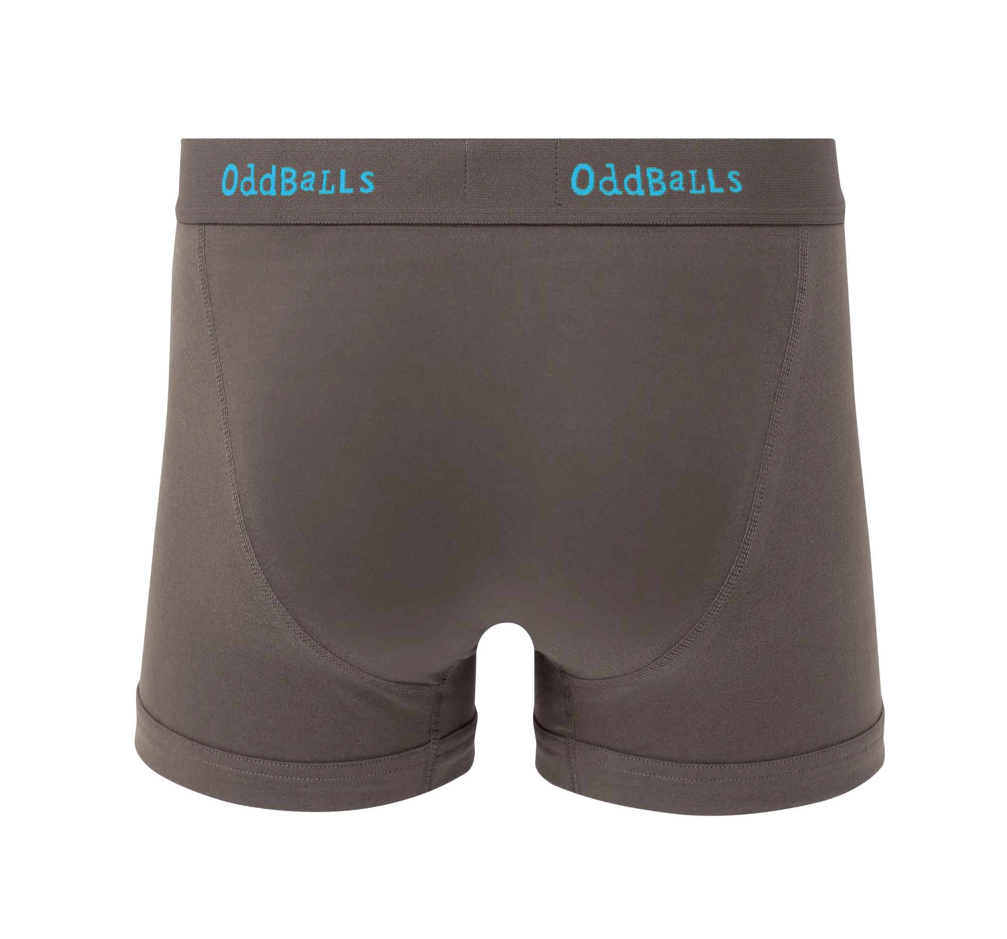 Grey/Blue - Mens Boxer Shorts