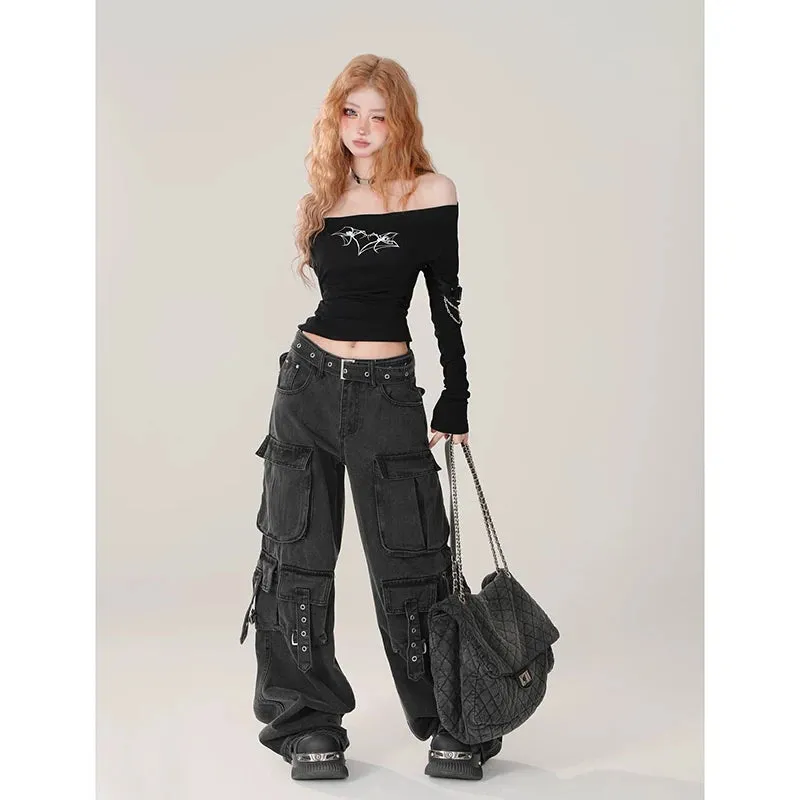 Grunge Baggy Jeans Women