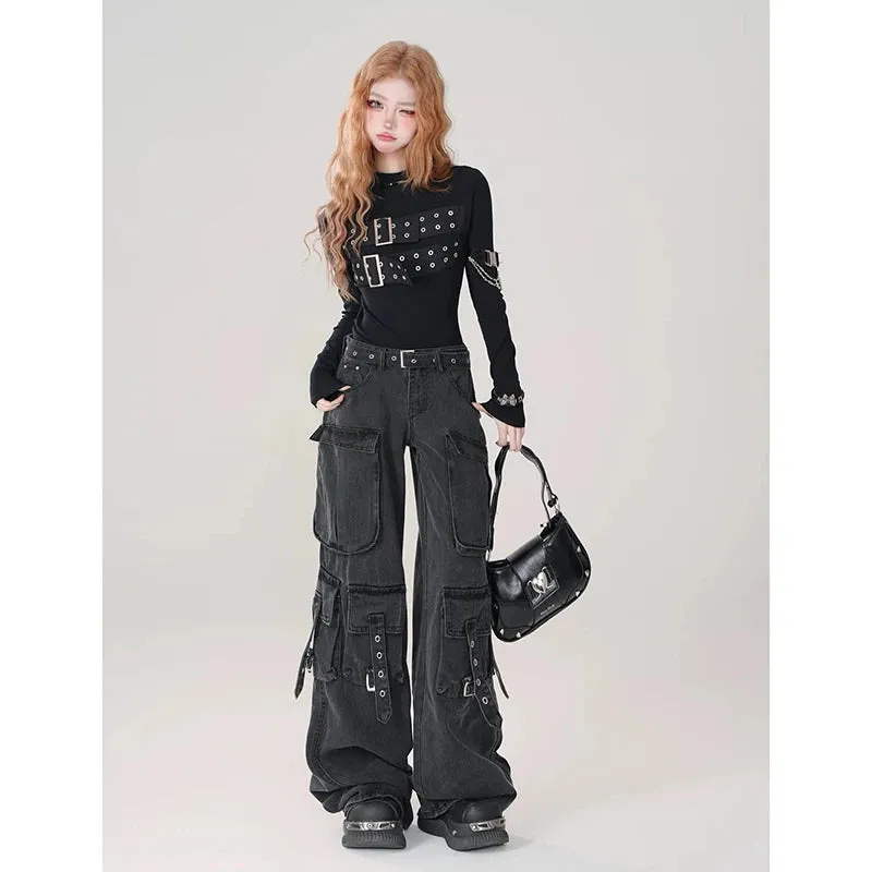 Grunge Baggy Jeans Women