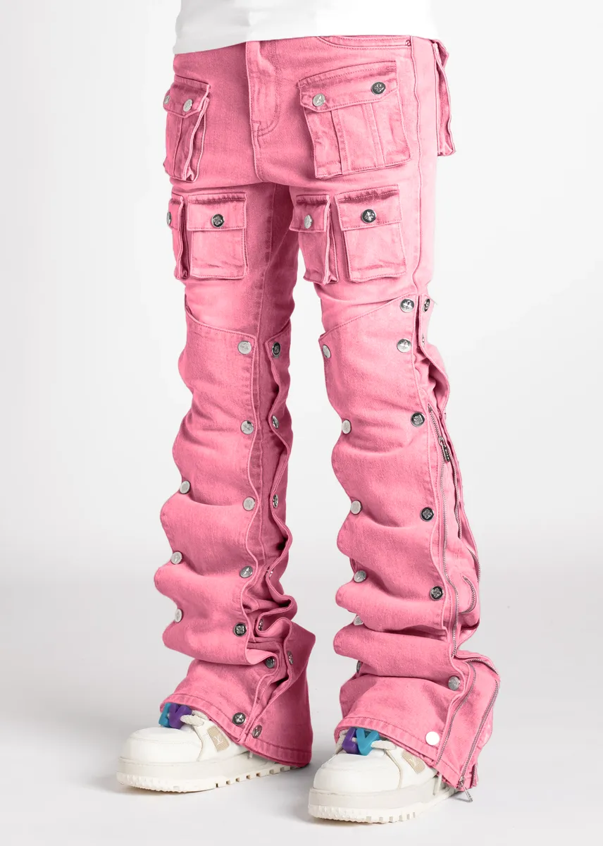 GUAPI French Rose Stacked Premium Denim (French Rose)