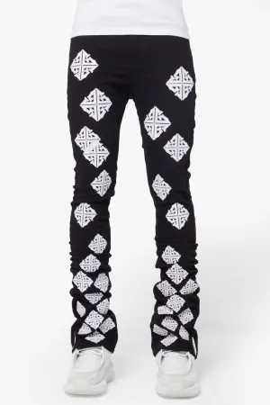 GUAPI GHOST ICON STACKED DENIM