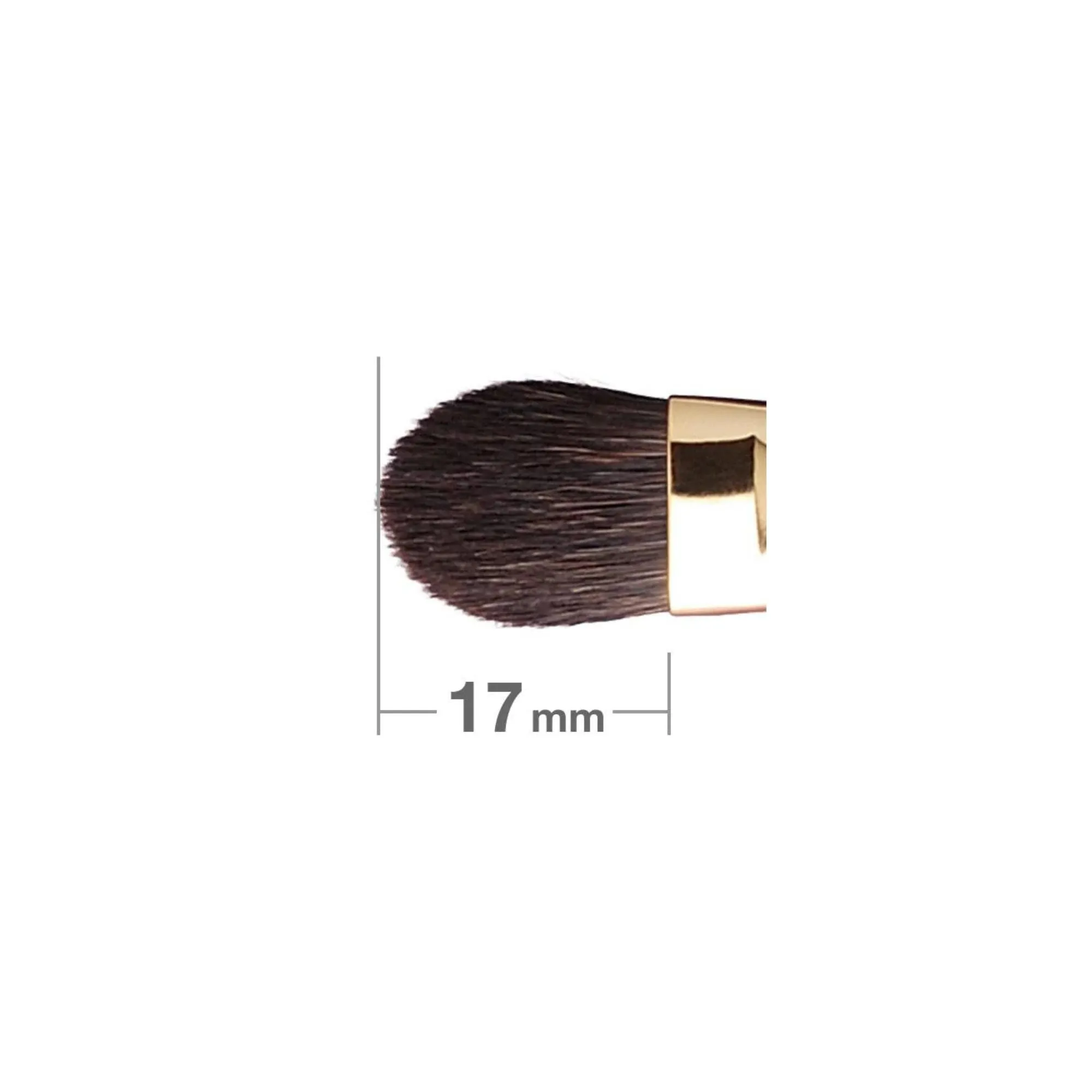 Hakuhodo S121 Eye Shadow Brush Round & Flat, S100 Vermillion Series