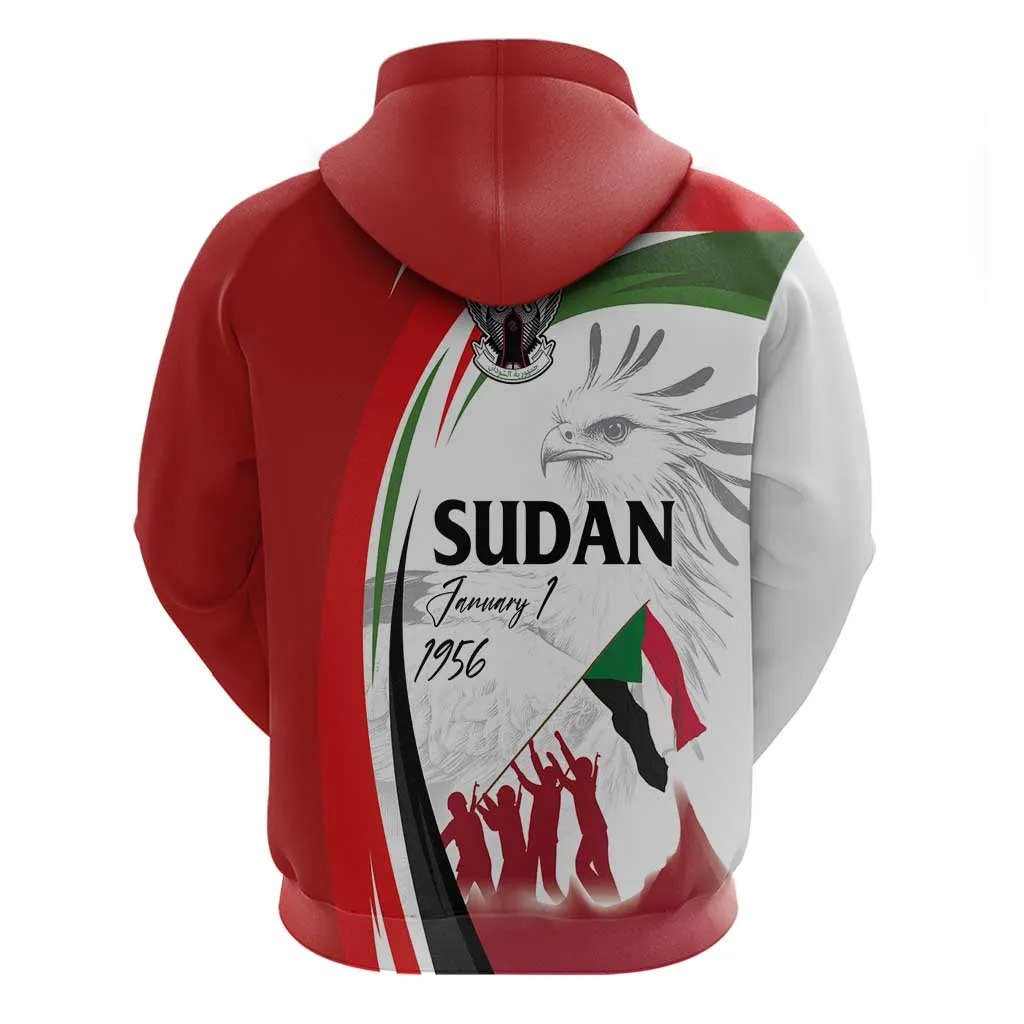 Happy Independence of Sudan Zip Hoodie Soldiers Fight for Homeland - Victory is ours LT03