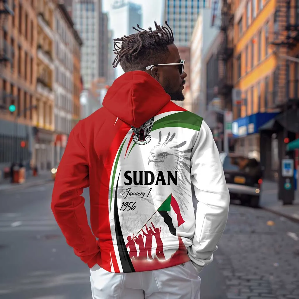 Happy Independence of Sudan Zip Hoodie Soldiers Fight for Homeland - Victory is ours LT03