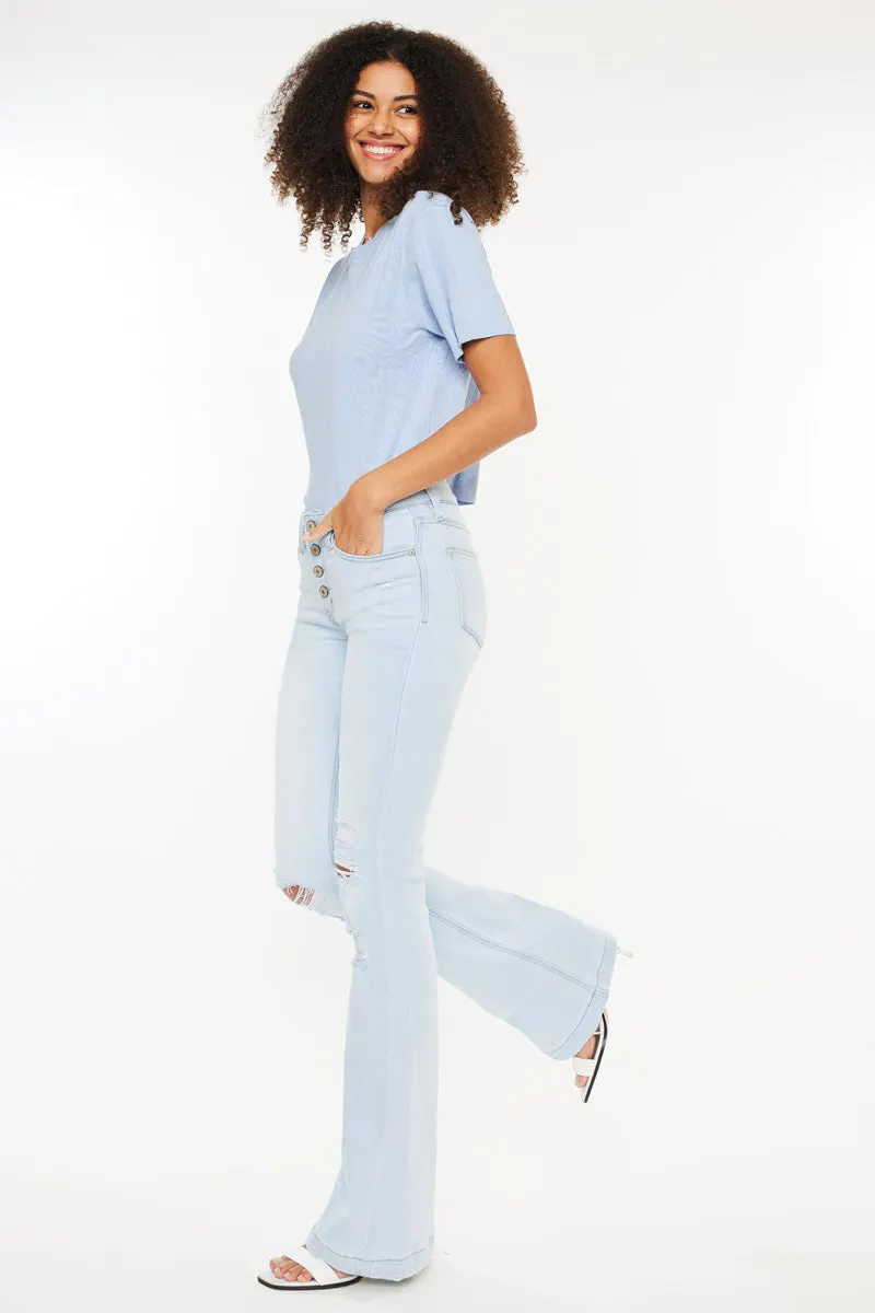 Harlowe Mid Rise Flare Jeans