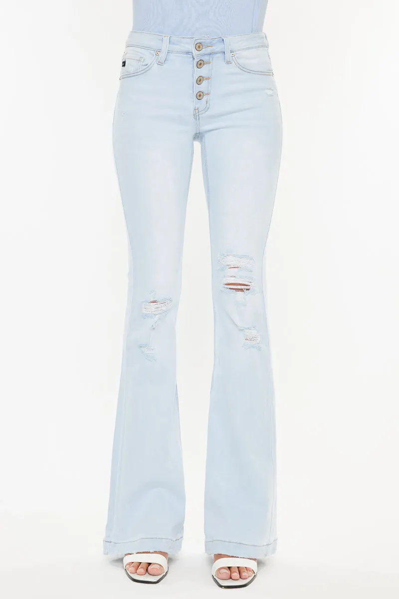 Harlowe Mid Rise Flare Jeans