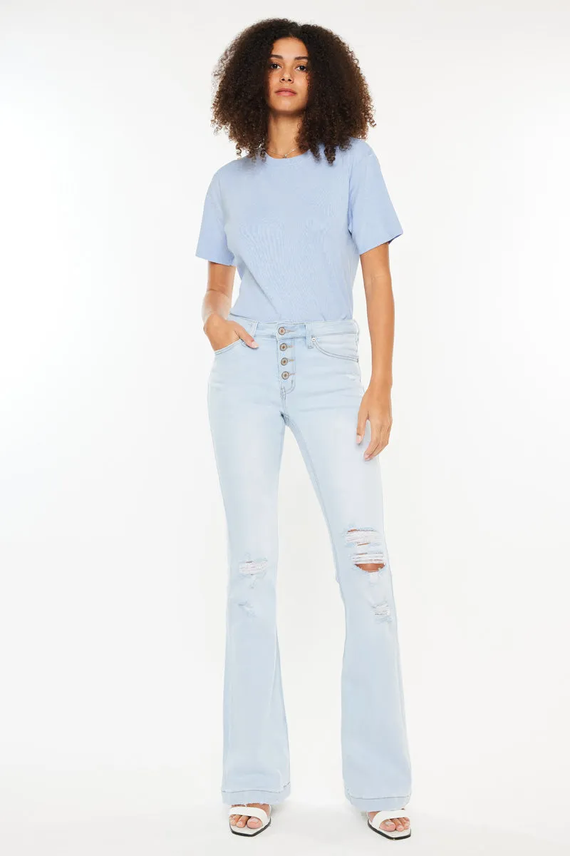 Harlowe Mid Rise Flare Jeans