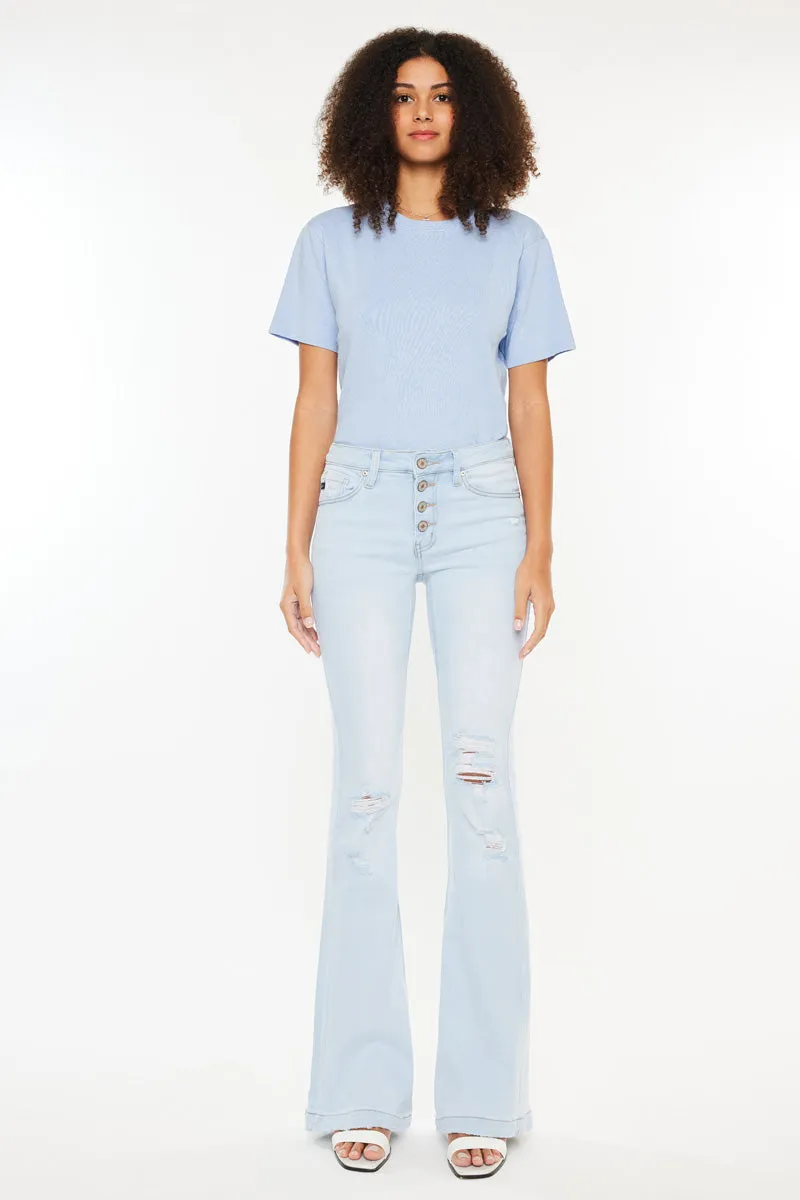 Harlowe Mid Rise Flare Jeans