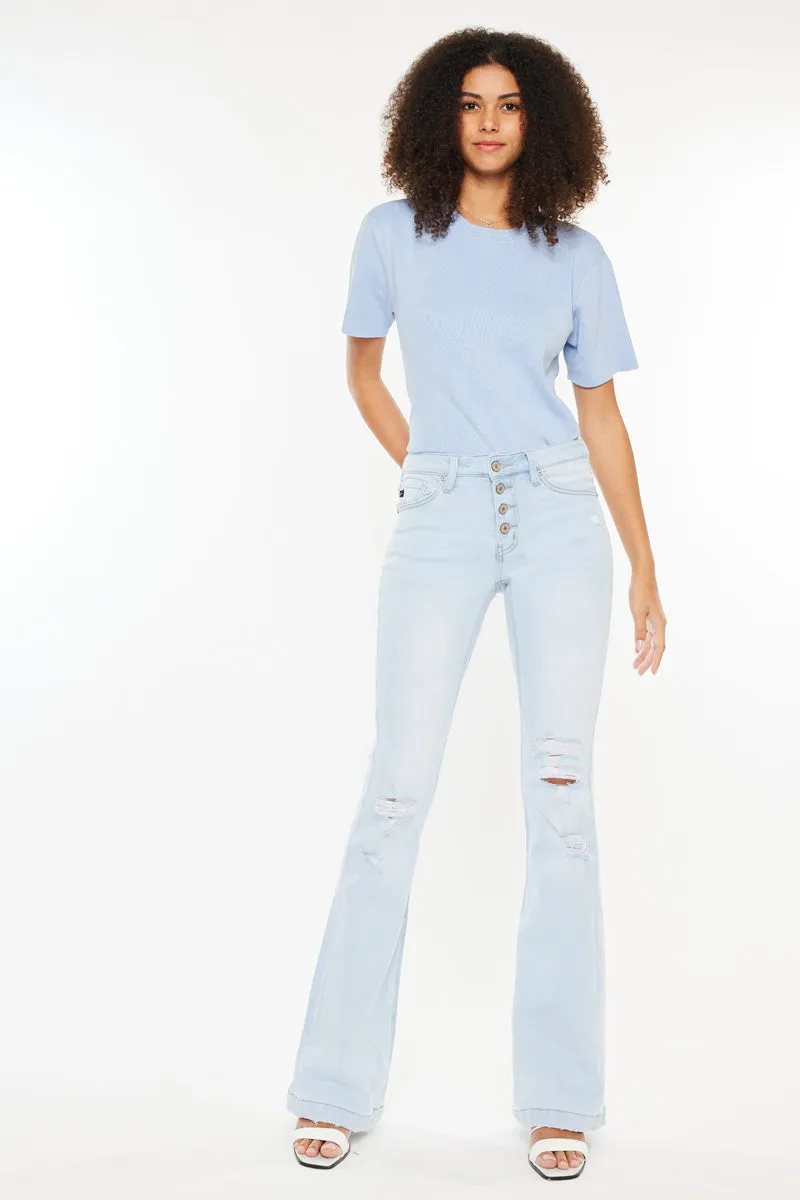Harlowe Mid Rise Flare Jeans