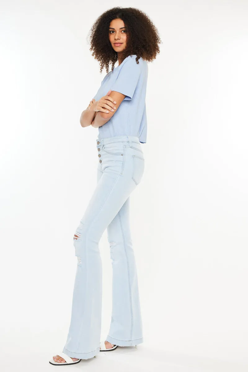 Harlowe Mid Rise Flare Jeans