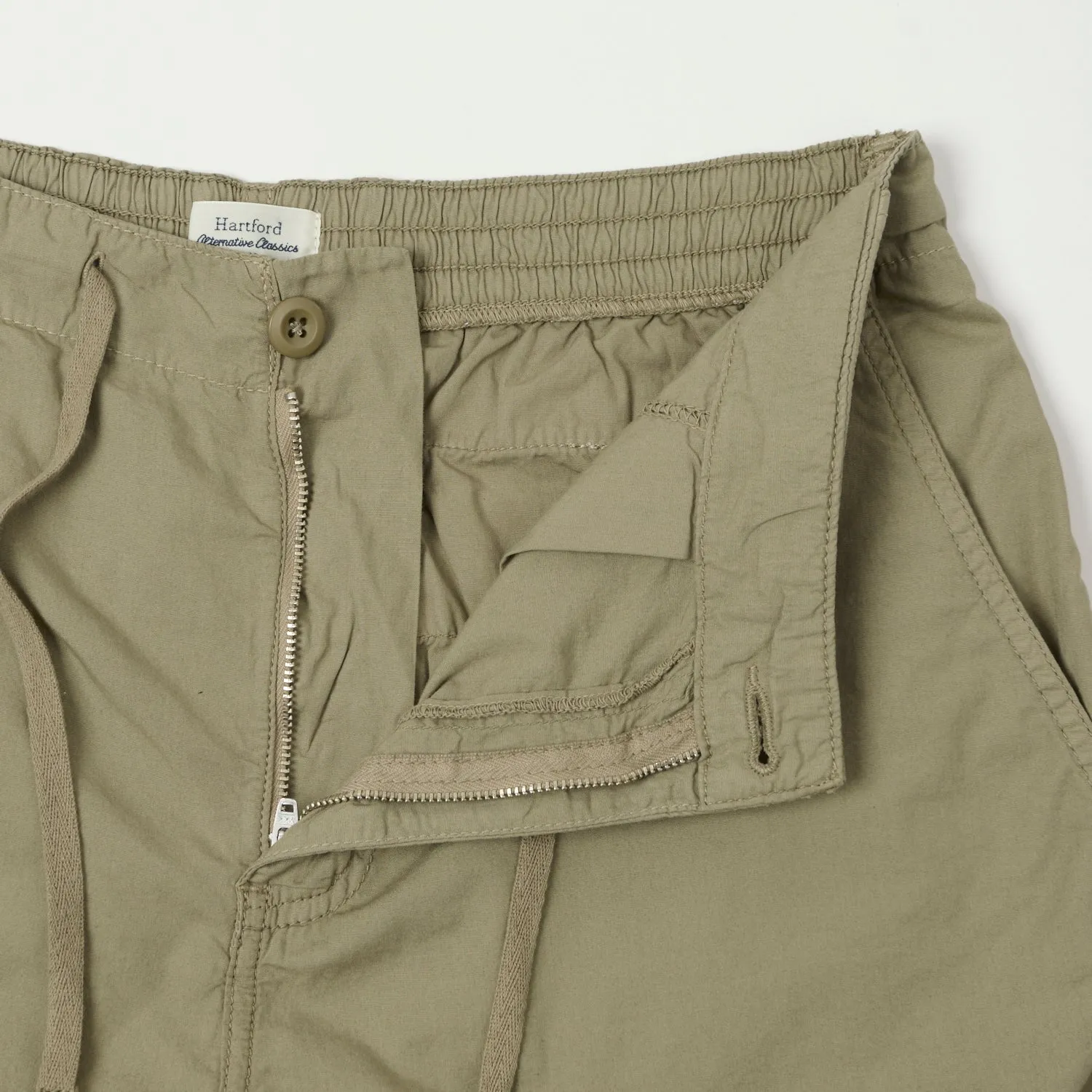 Hartford Gimmy Cotton Short - Khaki