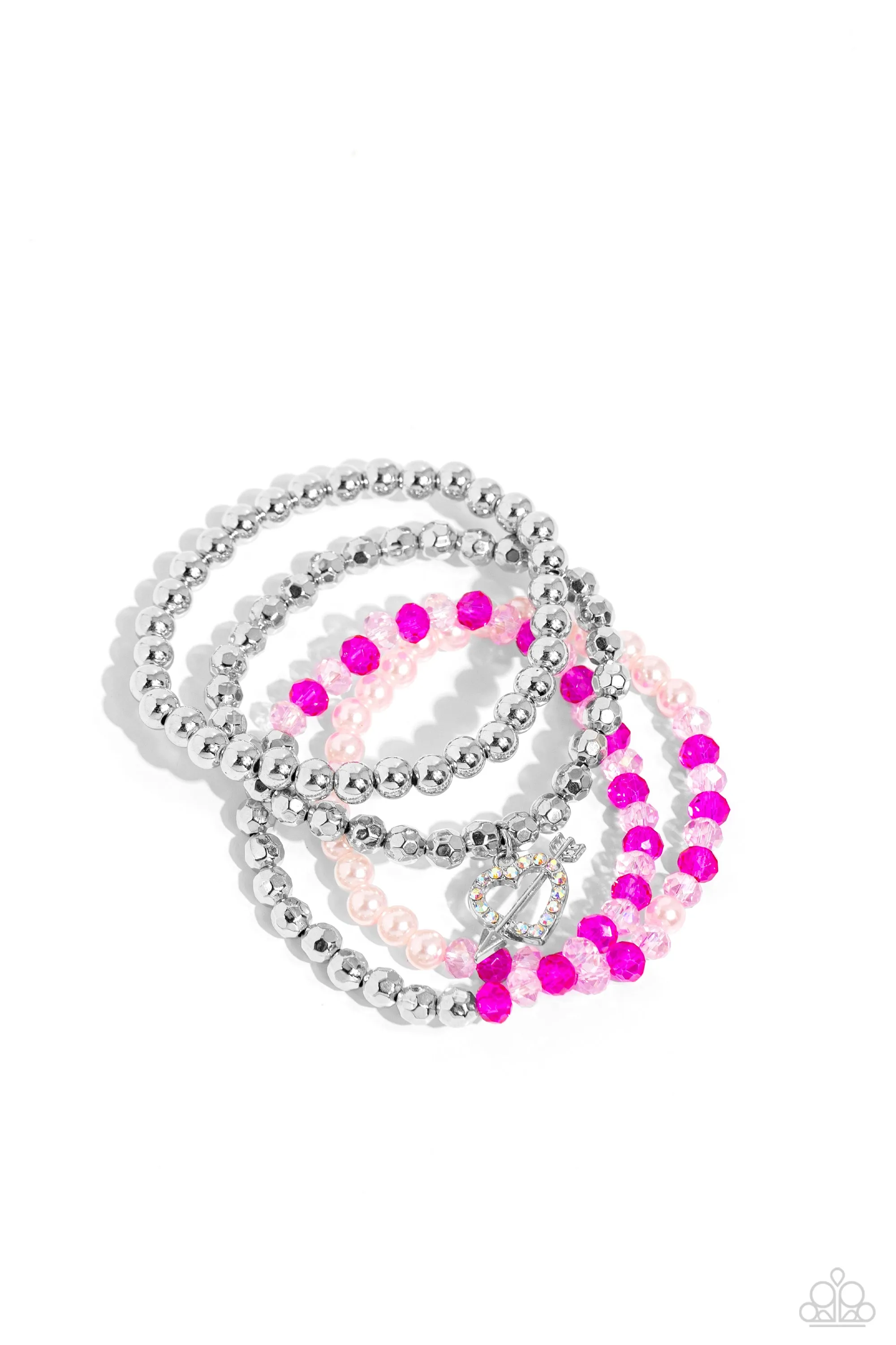 Heart-struck Haute - Multi Stretch Bracelets