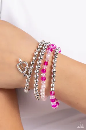 Heart-struck Haute - Multi Stretch Bracelets