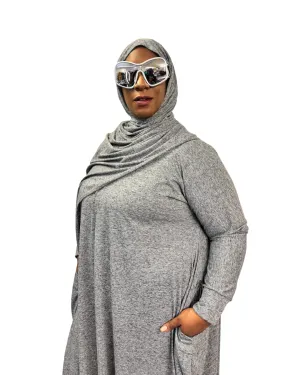 Heather Tayo Extra Flair Aline dress Abaya