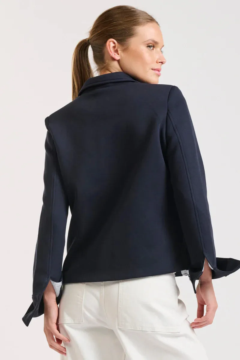 Hemming Scuba Jacket in French Navy by Shirty