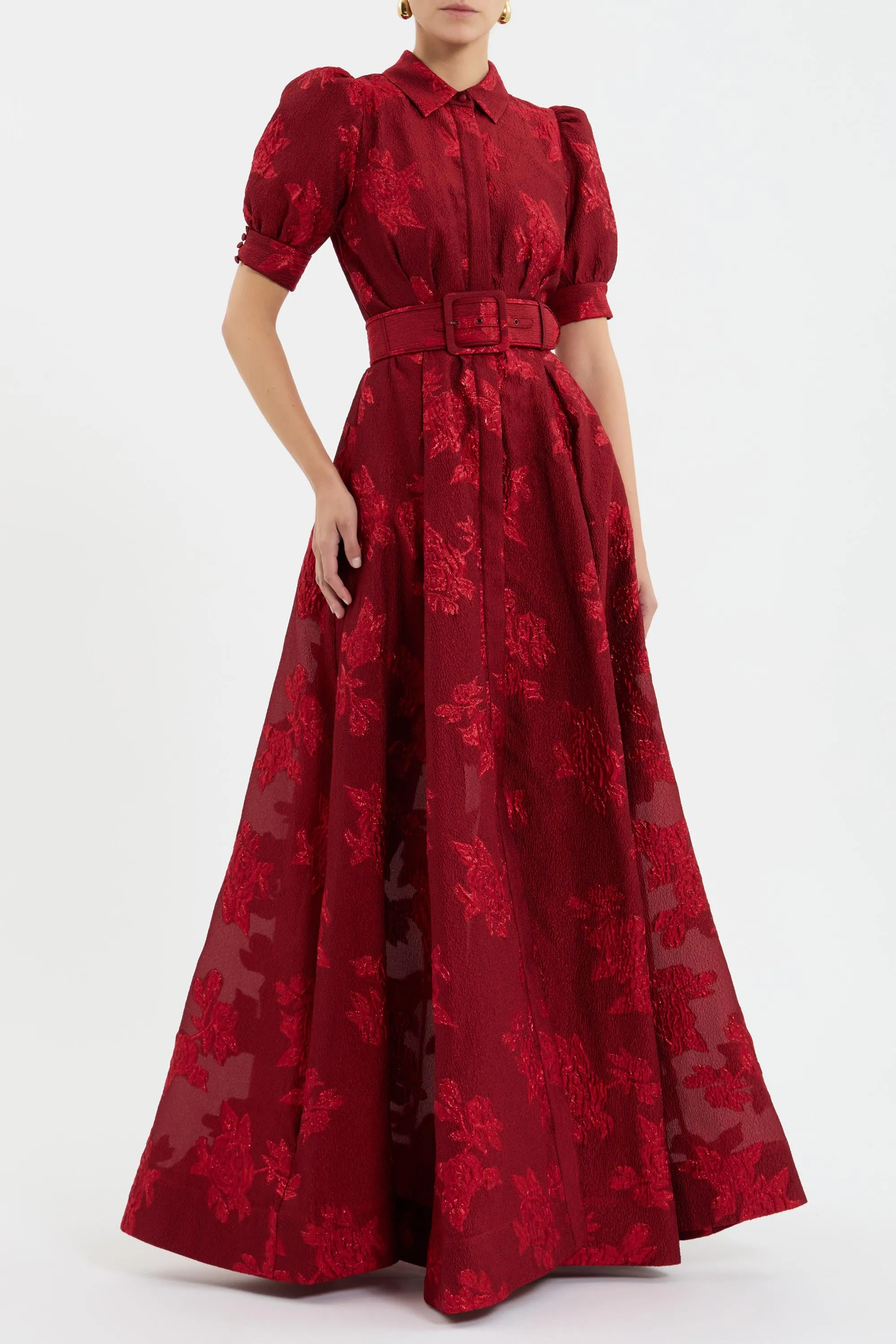 Henrietta Button Gown