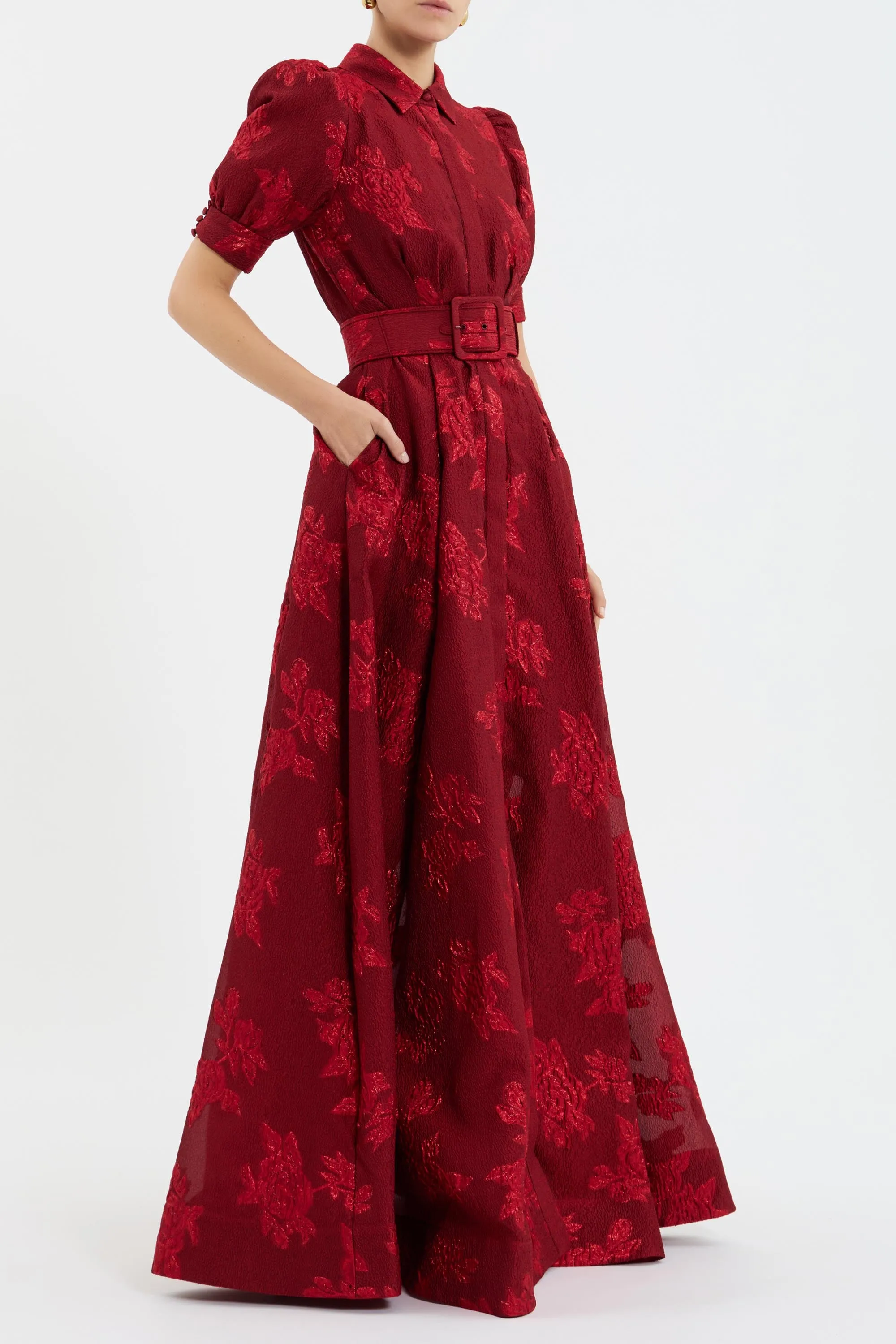 Henrietta Button Gown