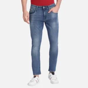 Henry Cropped Stone Wash JeansQ