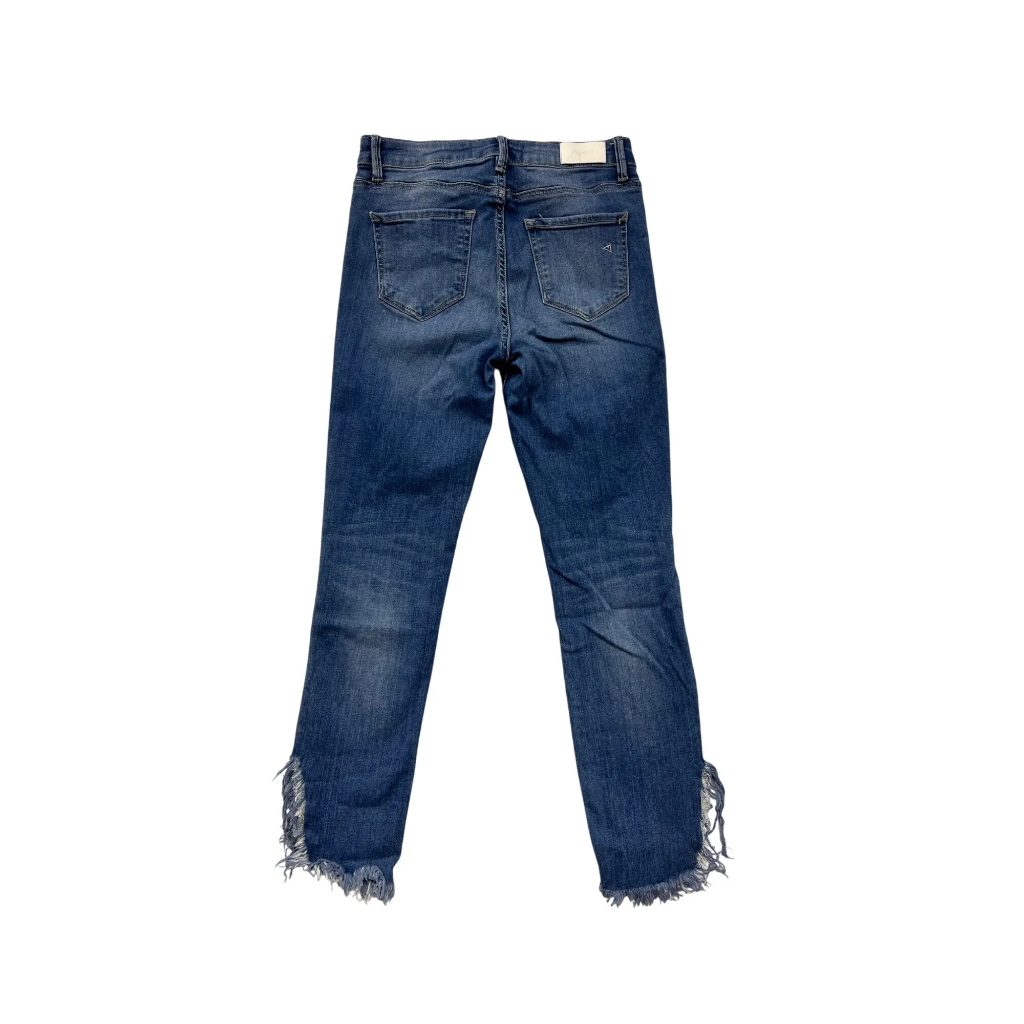 Hidden Womens Frayed Hem Blue Denim Jeans Size 27 (US 4) #6752