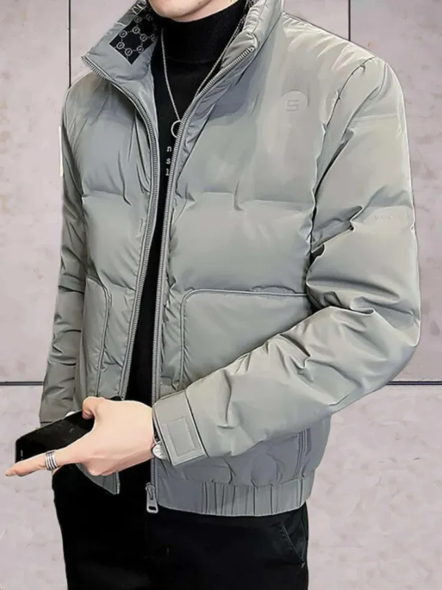 High-necked padded jacket - Toni