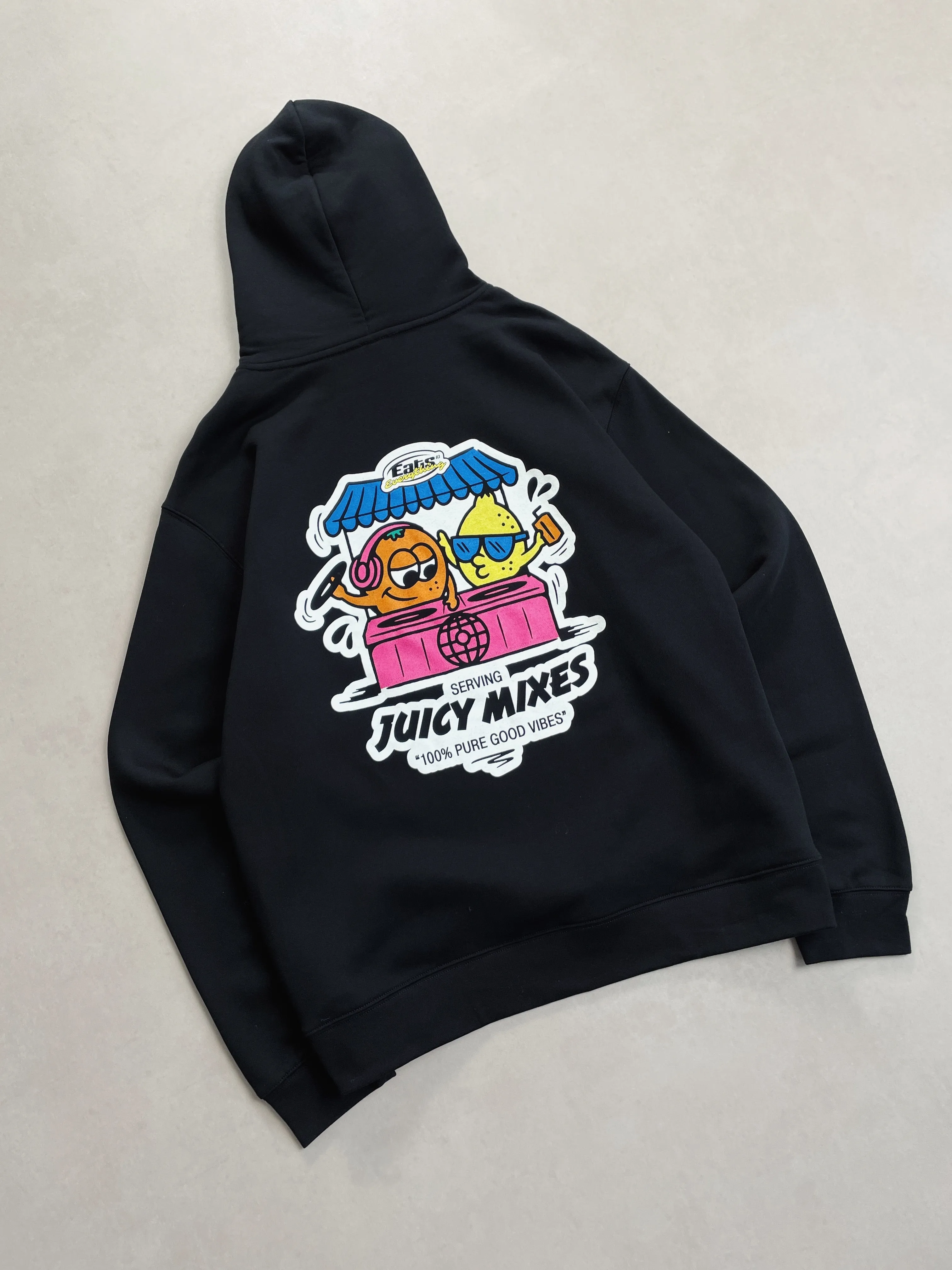 History Of Rave 'Juicy Mixes' Hoodie - Black
