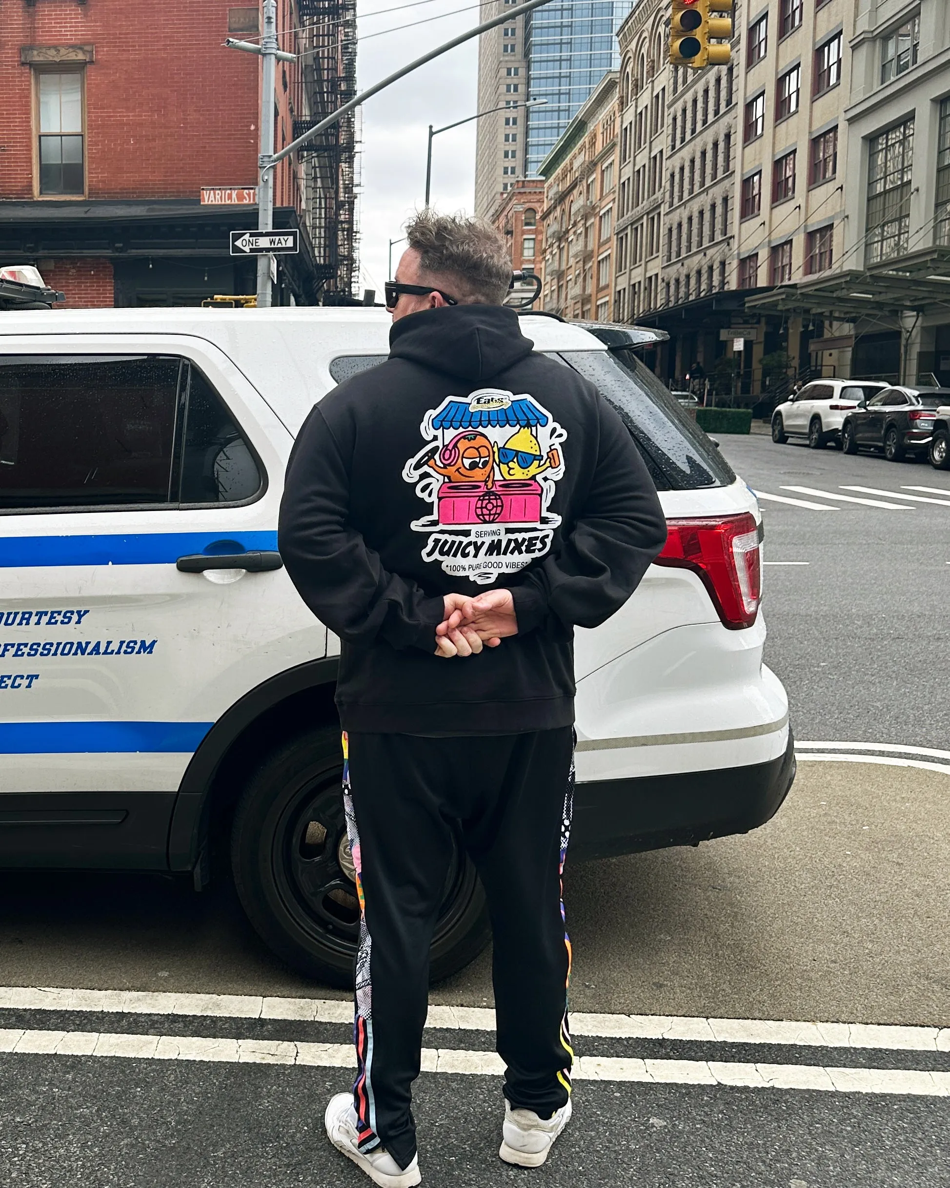 History Of Rave 'Juicy Mixes' Hoodie - Black