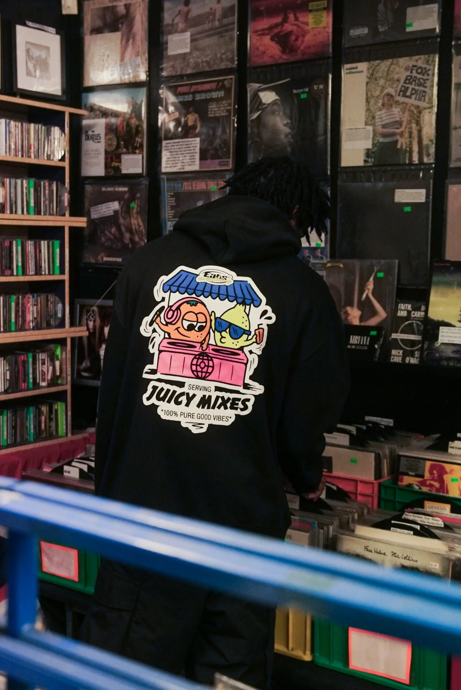 History Of Rave 'Juicy Mixes' Hoodie - Black