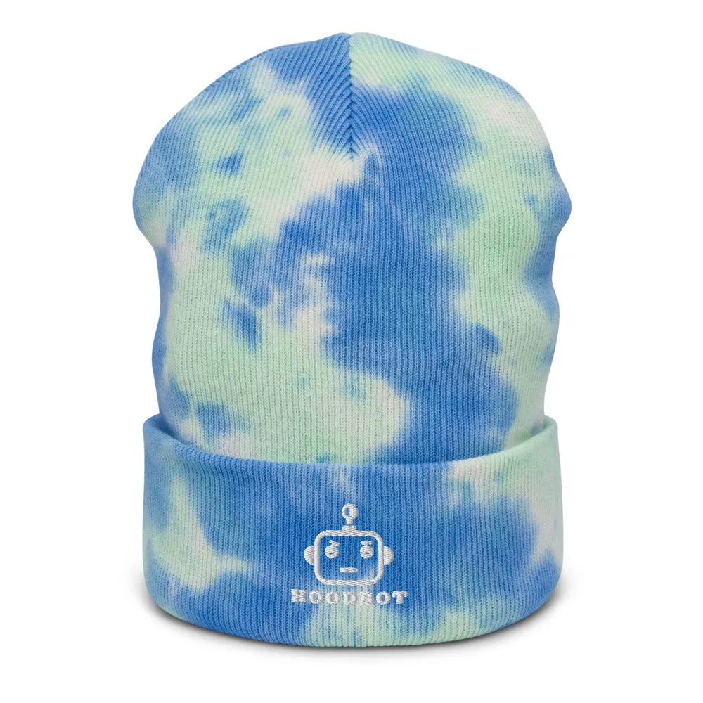 HOODBOT Tie-dye LOGO beanie