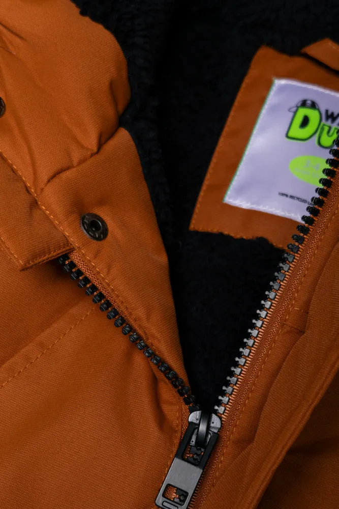 Hooded Jacket Brown