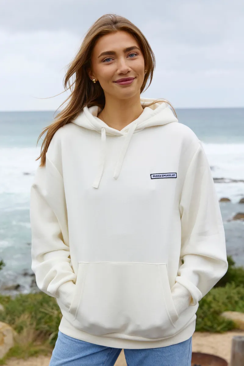 Hoodie in Cream Sunday League Club