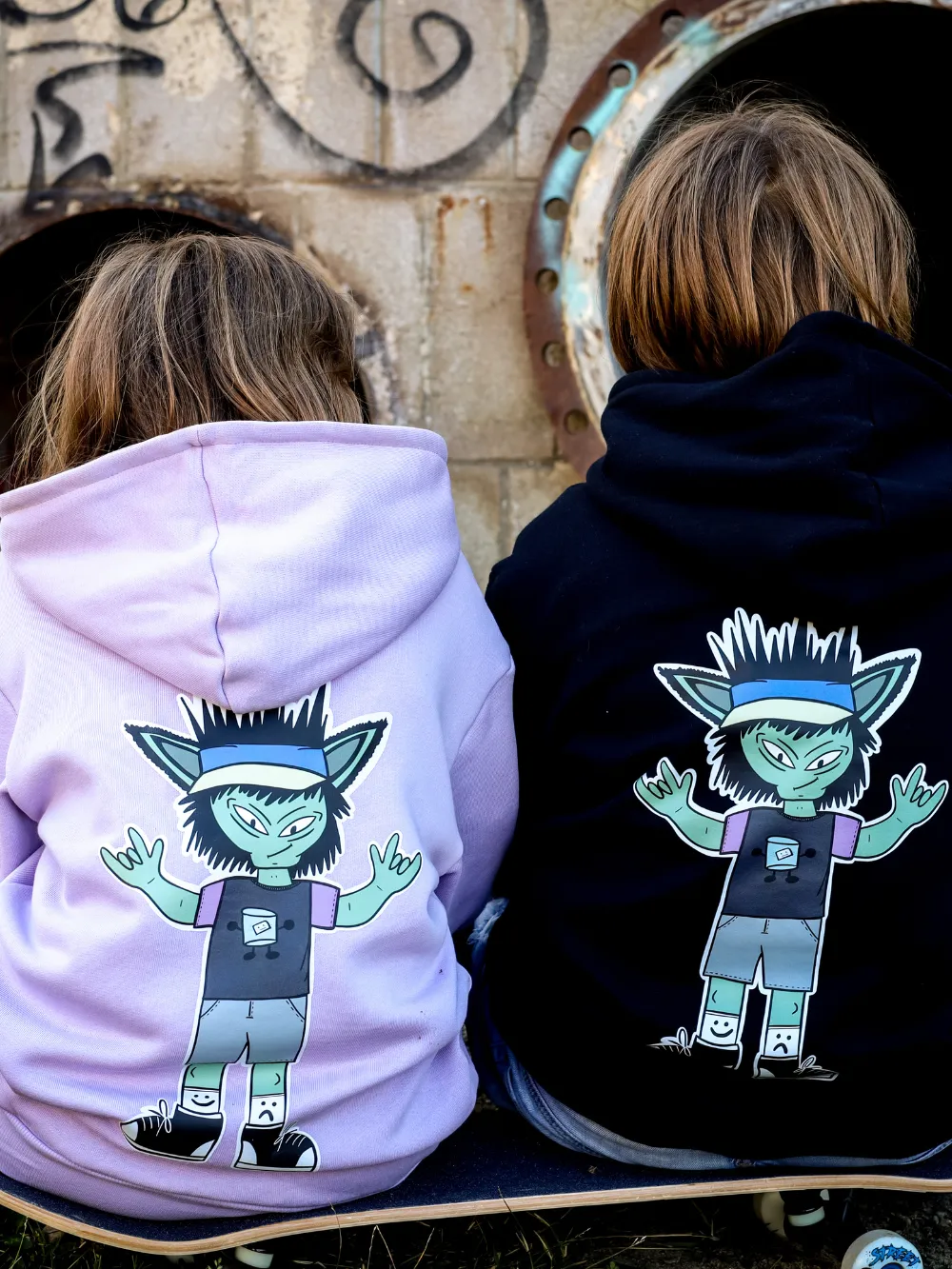 Hoodie Éli - Bibitte, lilas