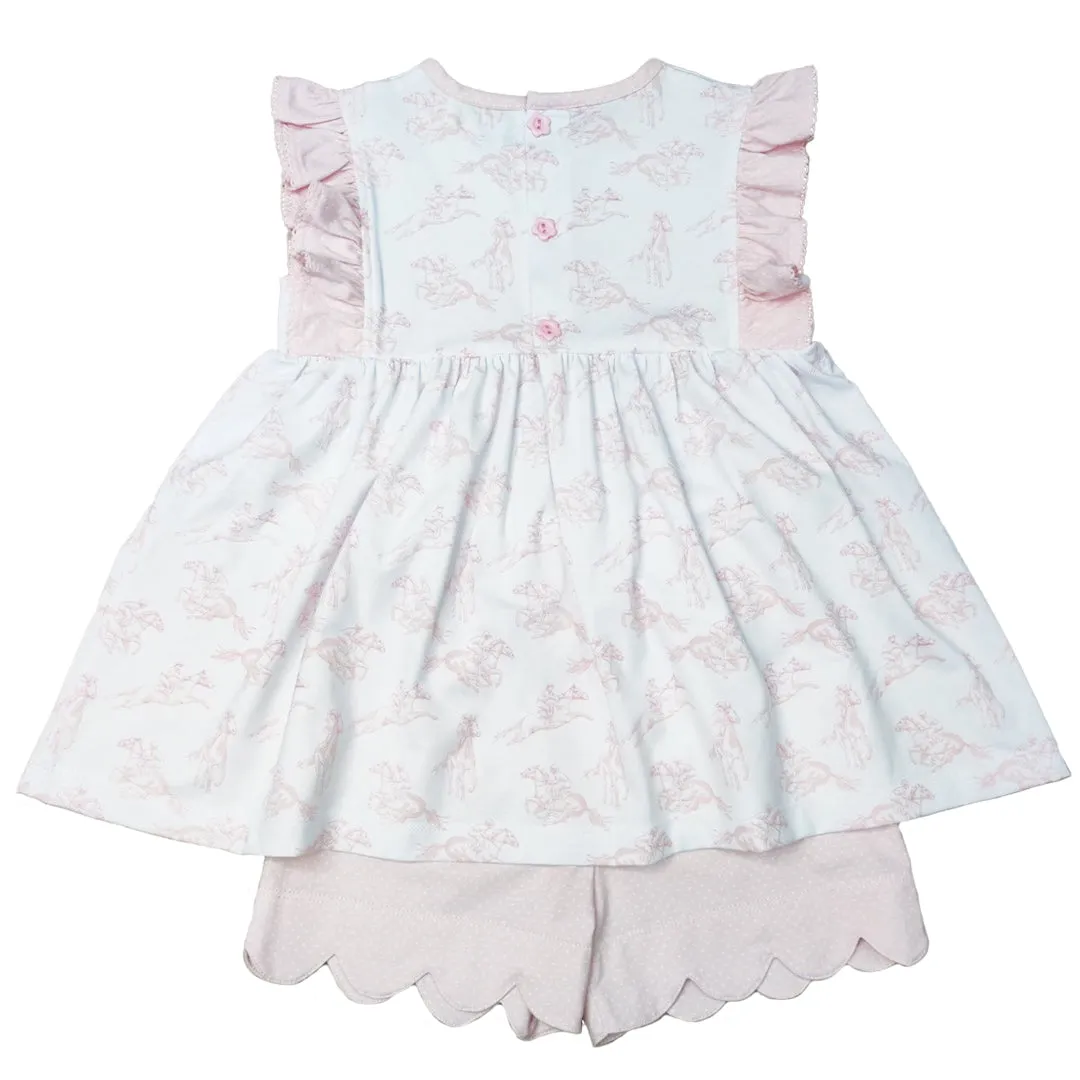 Horse Girl's Shorts Set