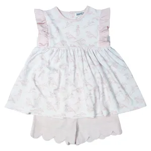 Horse Girl's Shorts Set