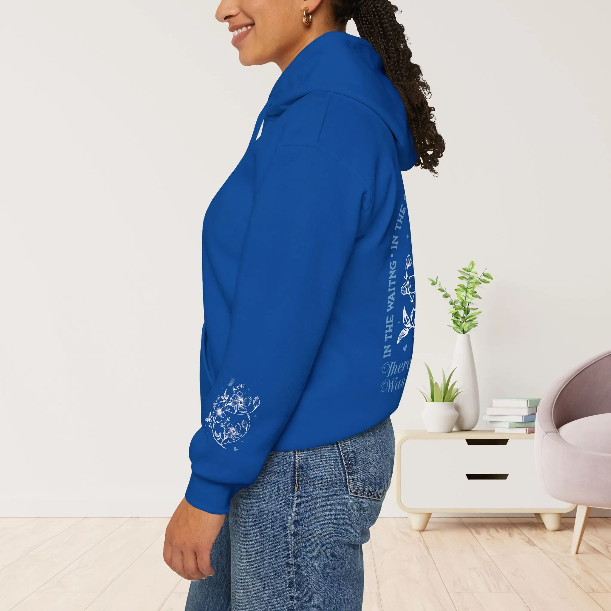In The Waiting, In the Searching In The Healing, In The Hurting There Was Jesus Hoodie