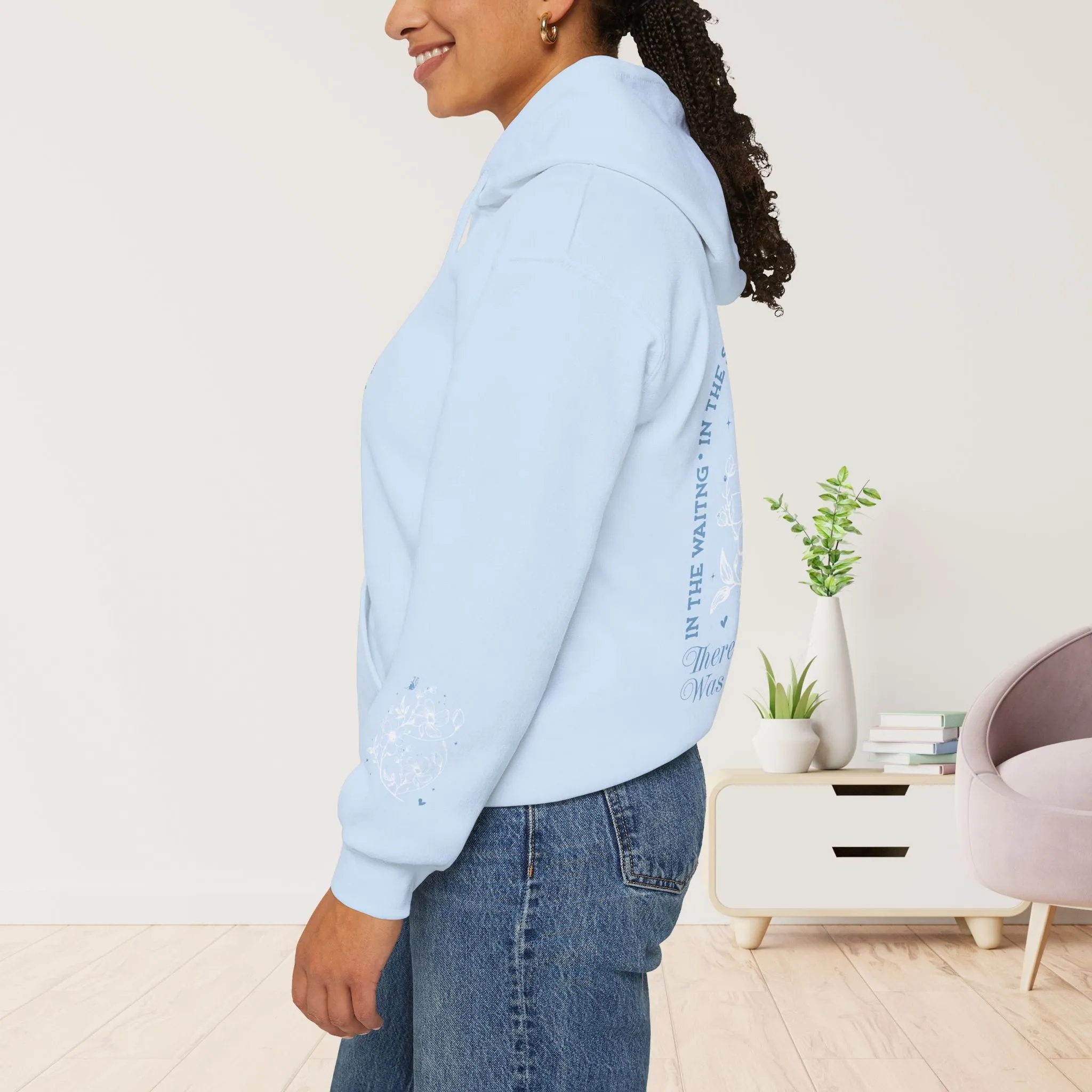 In The Waiting, In the Searching In The Healing, In The Hurting There Was Jesus Hoodie