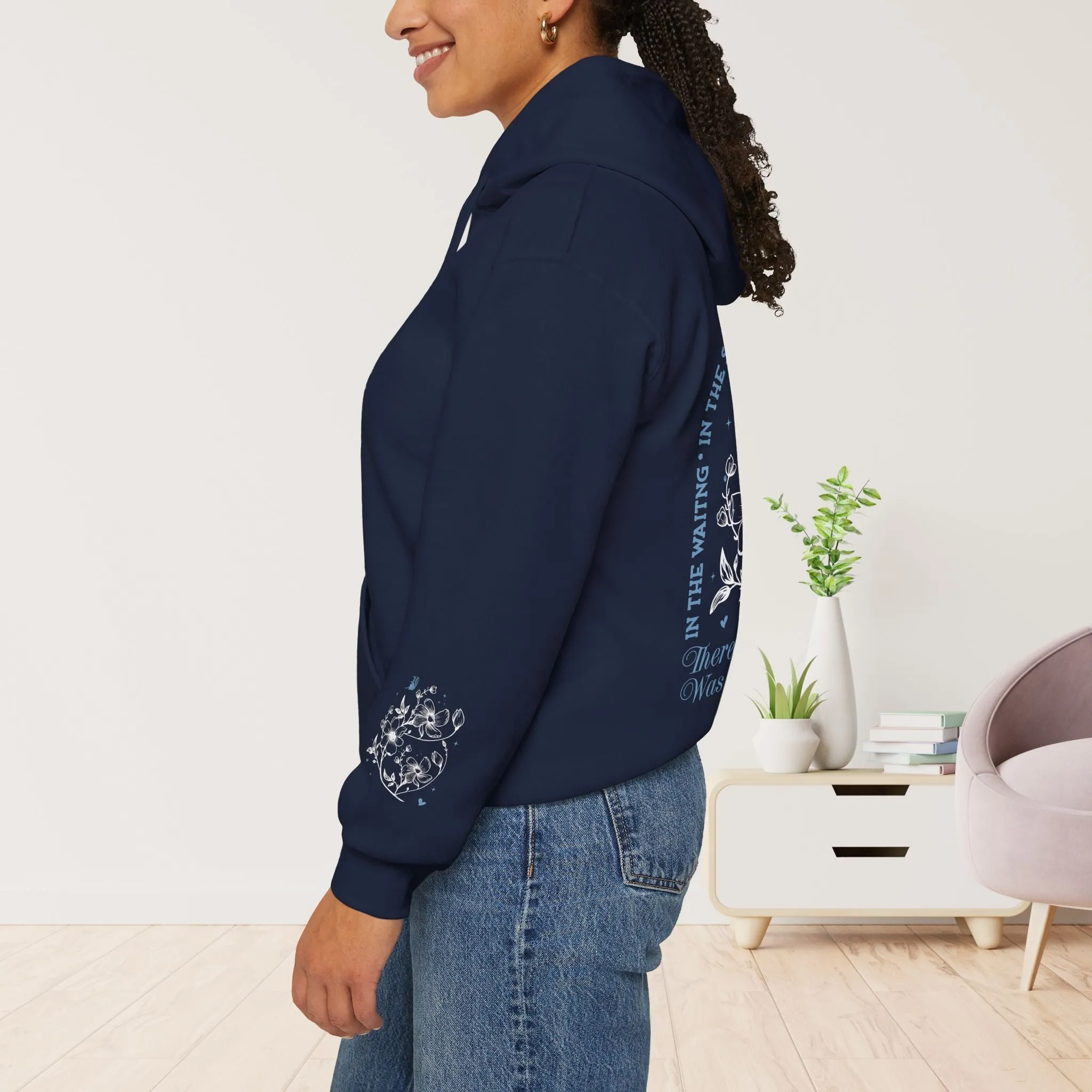 In The Waiting, In the Searching In The Healing, In The Hurting There Was Jesus Hoodie