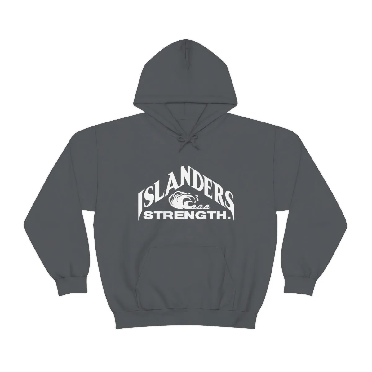 Islanders Strength White Unisex Heavy Blend™ Hooded Sweatshirt