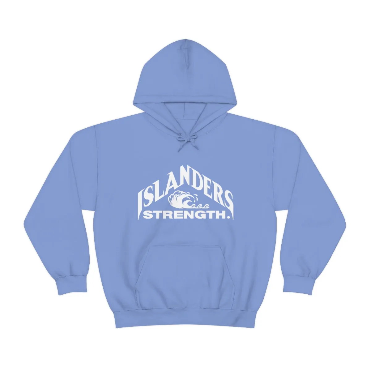 Islanders Strength White Unisex Heavy Blend™ Hooded Sweatshirt