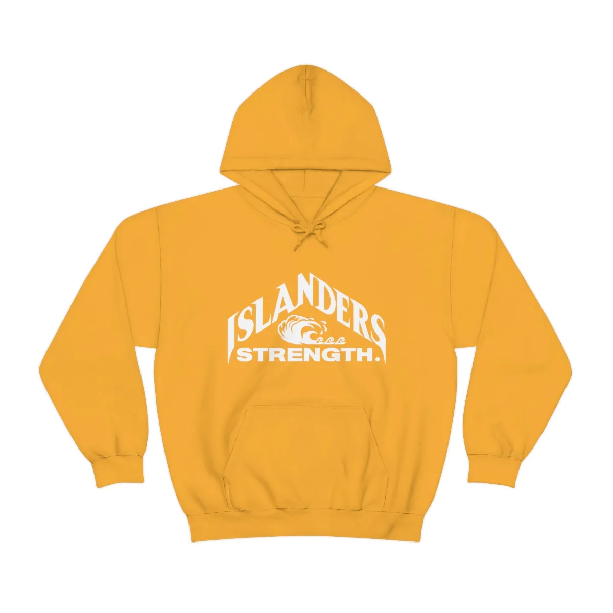Islanders Strength White Unisex Heavy Blend™ Hooded Sweatshirt